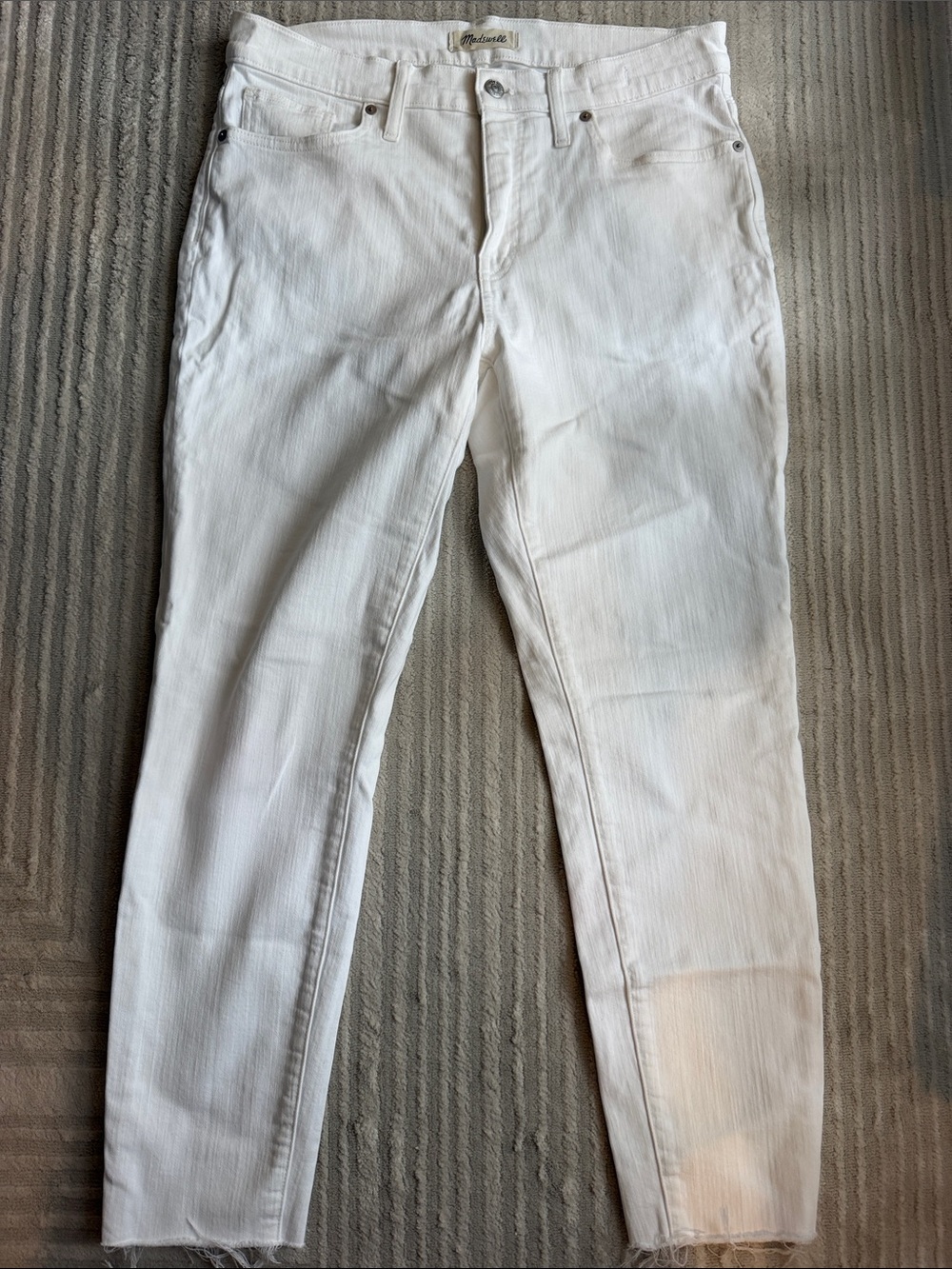 Madewell 9” High Rise Skinny Jeans Raw Him - Size 31